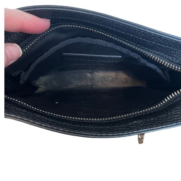 Rebecca Minkoff Regan Crossbody Bag in Pebbled Black Leather - Picture 3 of 8